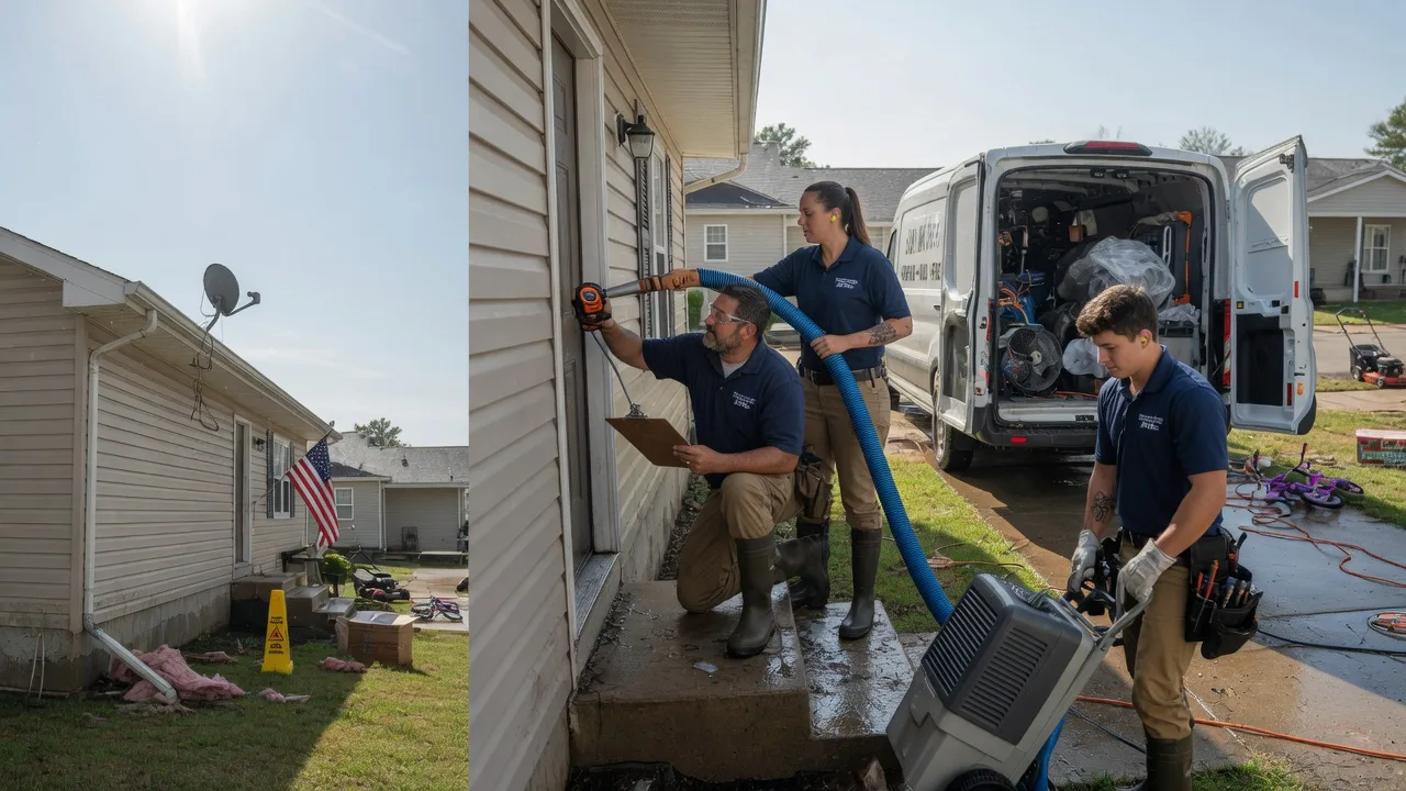 Ceiling Water Damage Restoration in Scott, OH near me